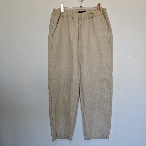 Quince | Organic Linen Pants In Driftwood Womens Small - Picture 4 of 10